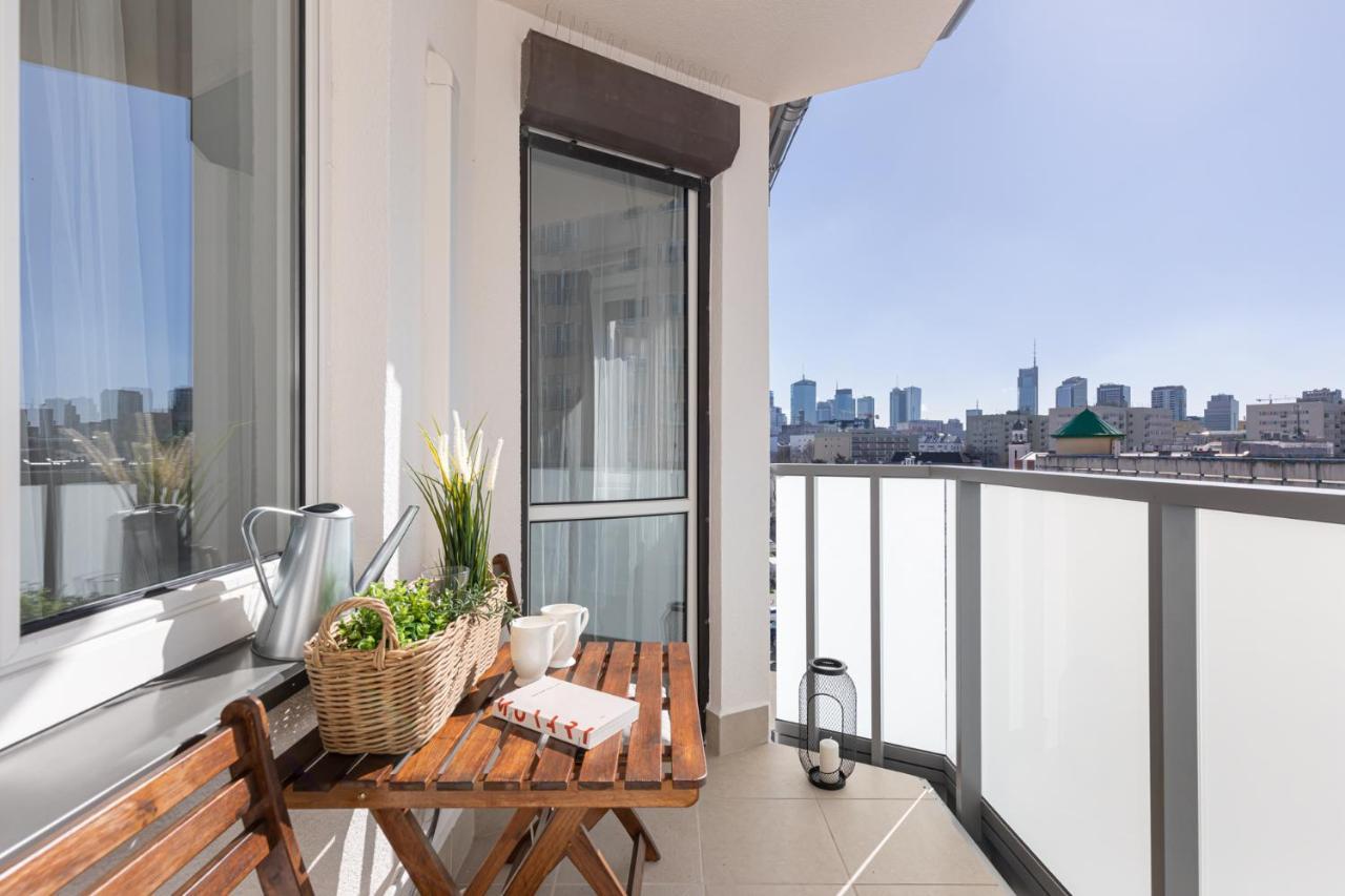 Stylowy Apartament Z Pieknym Widokiem Na Miasto 华沙 外观 照片