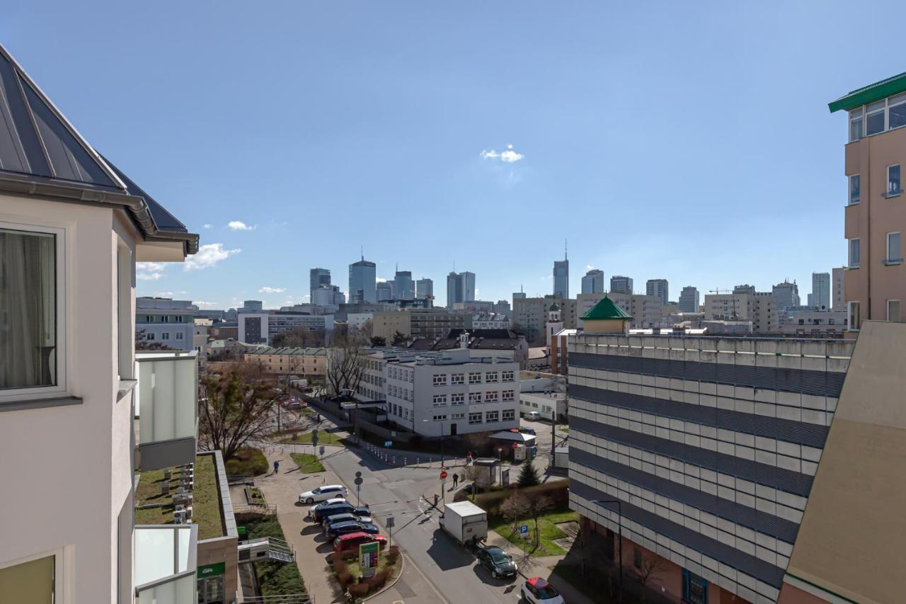 Stylowy Apartament Z Pieknym Widokiem Na Miasto 华沙 外观 照片